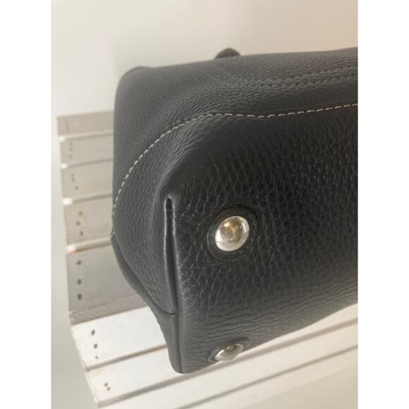 COACH 14425 LARGE BLACK PEBBLED LEATHER HANDBAG - Picture 6 of 14